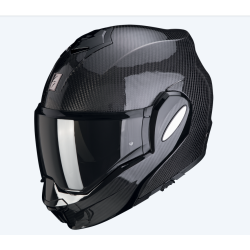 Kask motocyklowy Flip-Up Scorpion EXo-Tech Carbon Czarny połysk